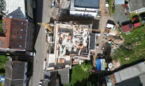 ZENZ Massivhaus Baustelle - Bau Mehrfamilienhaus 